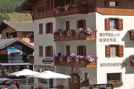 Immagine dell’ hotel Krone a Livigno.